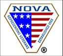 Logo Recognizing Sean Kendall's affiliation with NOVA Veterans